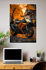 Yellow Super Bike Poster | Bike Posters