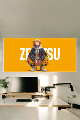 Zenitsu Agatsuma DEMON SLAYER Poster 3 Split Poster