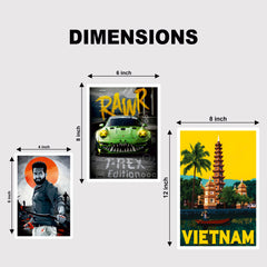 Must-Have Cinematic Prints | Super 60 Posters Set