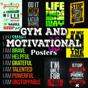 Gym and Motivational Quotes Posters